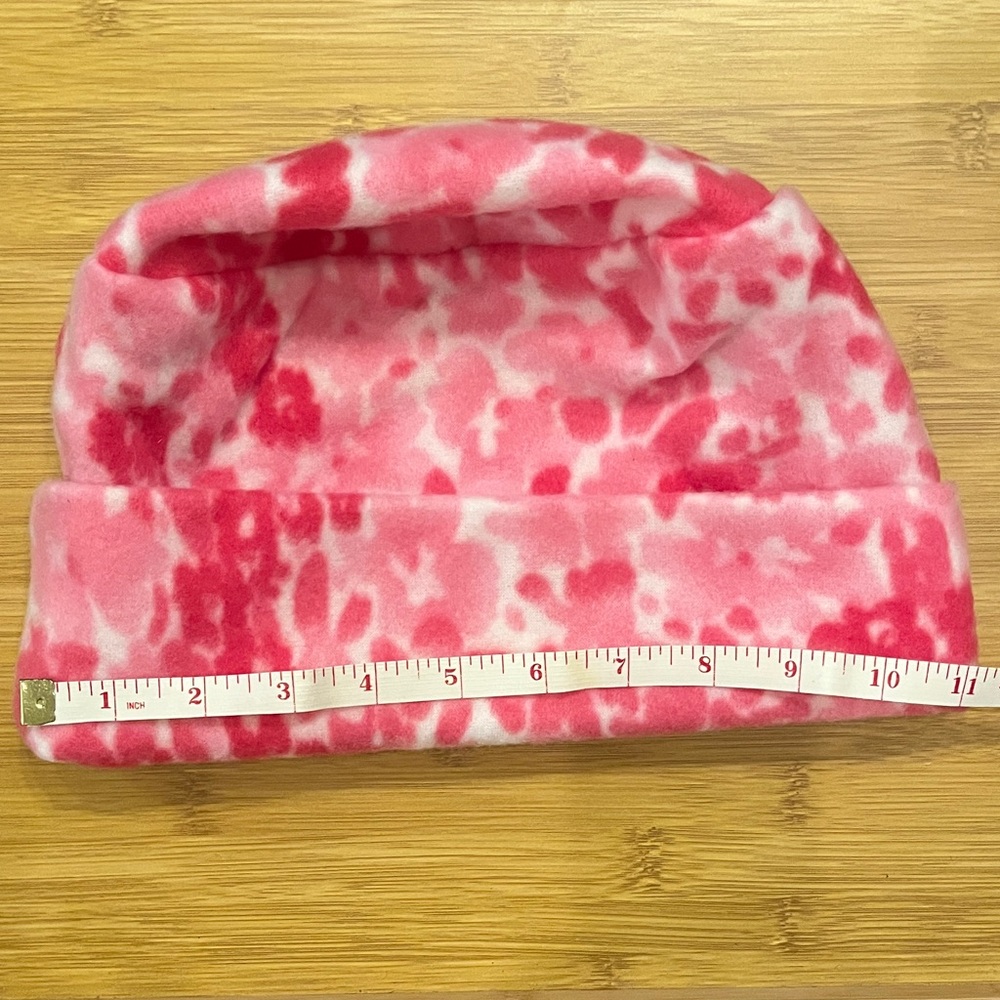 Pink Floral Fleece Bucket Hat - Picture 2 of 5